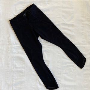Athleta - capris with mesh